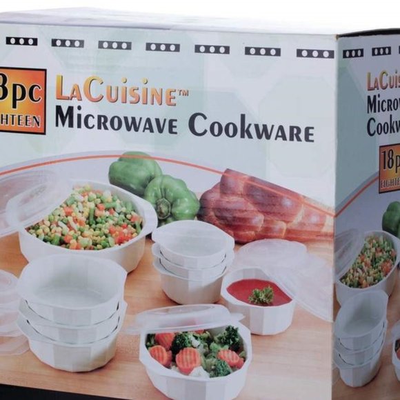 Microwaveable Cookware Set - Microwave to Table to fridge to dishwasher - Picture 1 of 5